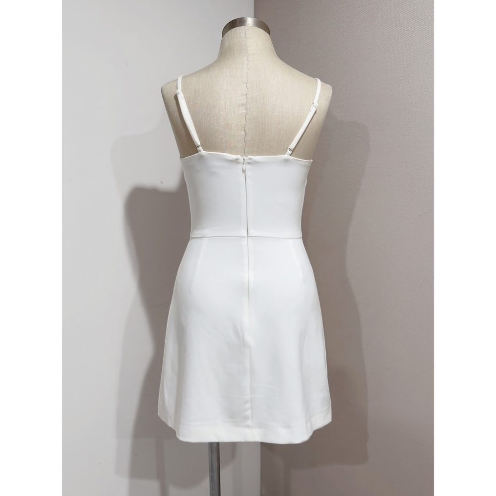 French Connection Women's Ivory Whisper Mini Dress Size 2 - Picture 4 of 6